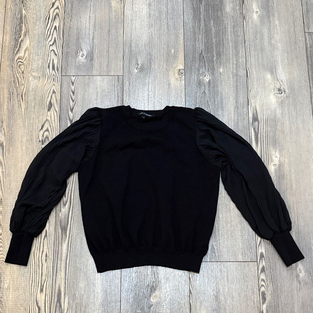 Zac & Rachel sweater with sheer sleeves